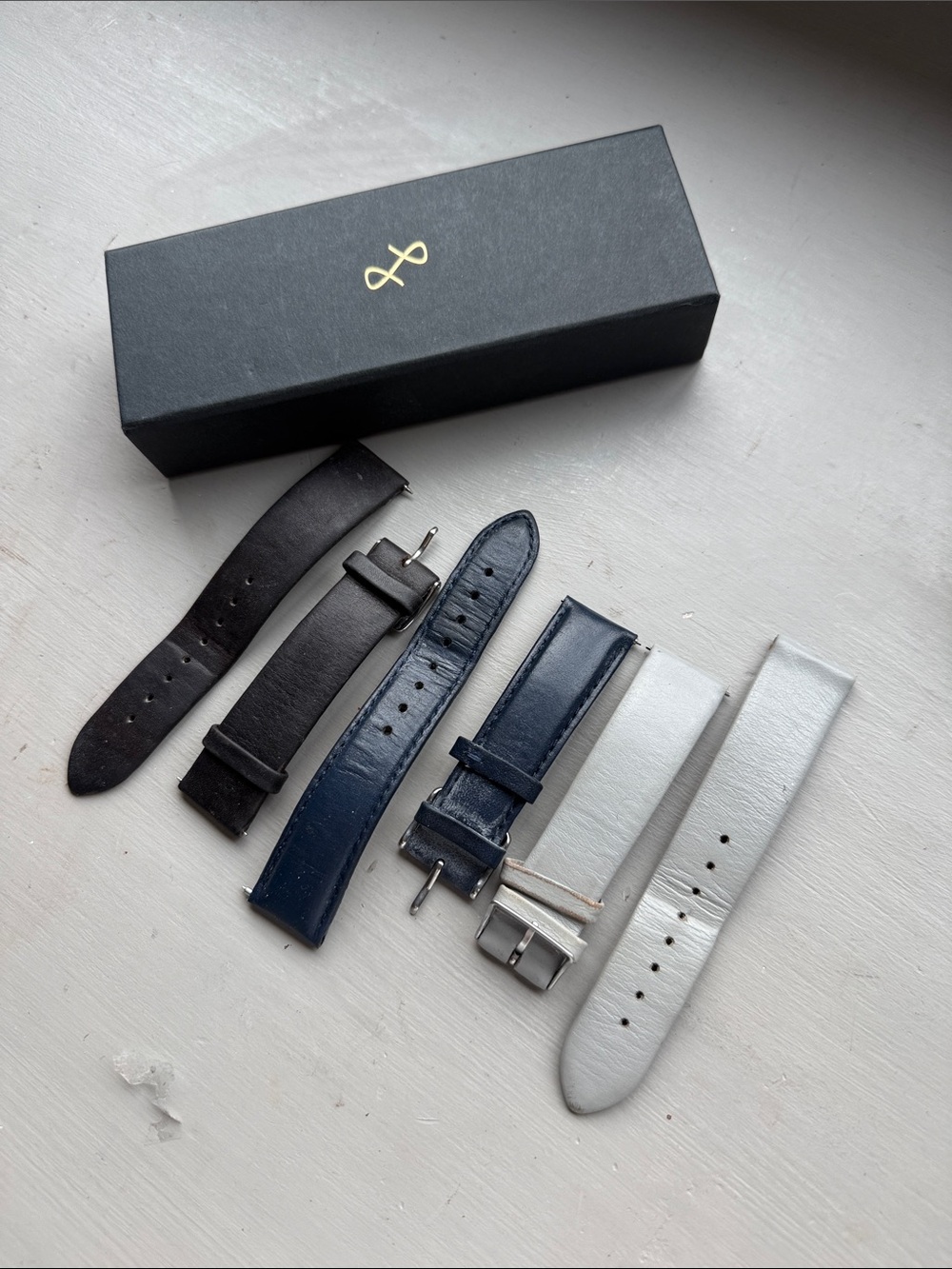 Sternglas Watch with Light Blue Dial and Black Strap - Picture 3 of 7